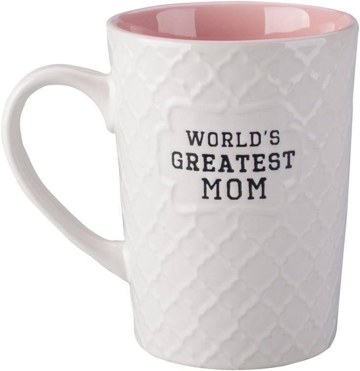 World's Greatest Mom 16 oz Ceramic Mug - Valentine's/Anniversary Gift