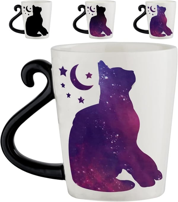 Color Changing Cat Mug - Perfect Gift for Cat Lovers