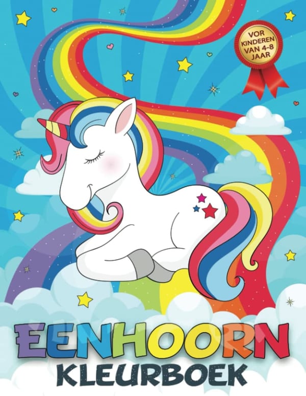 Unicorn Coloring Book for Kids Ages 4-8 - Girls' Gift