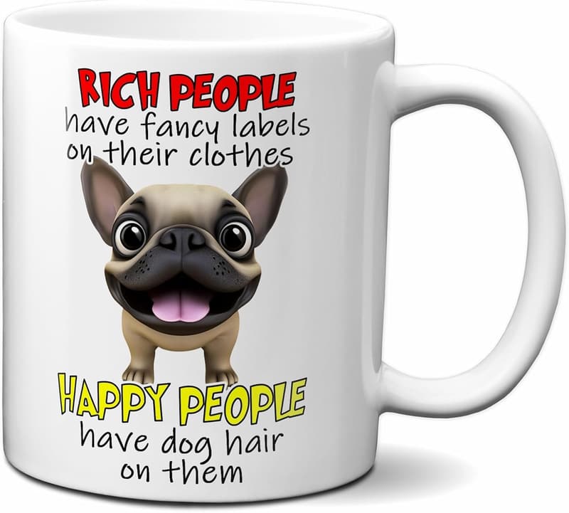 French Bulldog Coffee Mug - 11oz Ceramic Gift for Dog Lovers