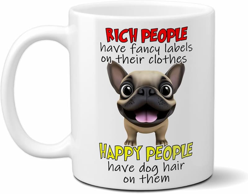 French Bulldog Coffee Mug - 11oz Ceramic Gift for Dog Lovers