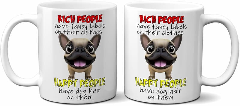 French Bulldog Coffee Mug - 11oz Ceramic Gift for Dog Lovers