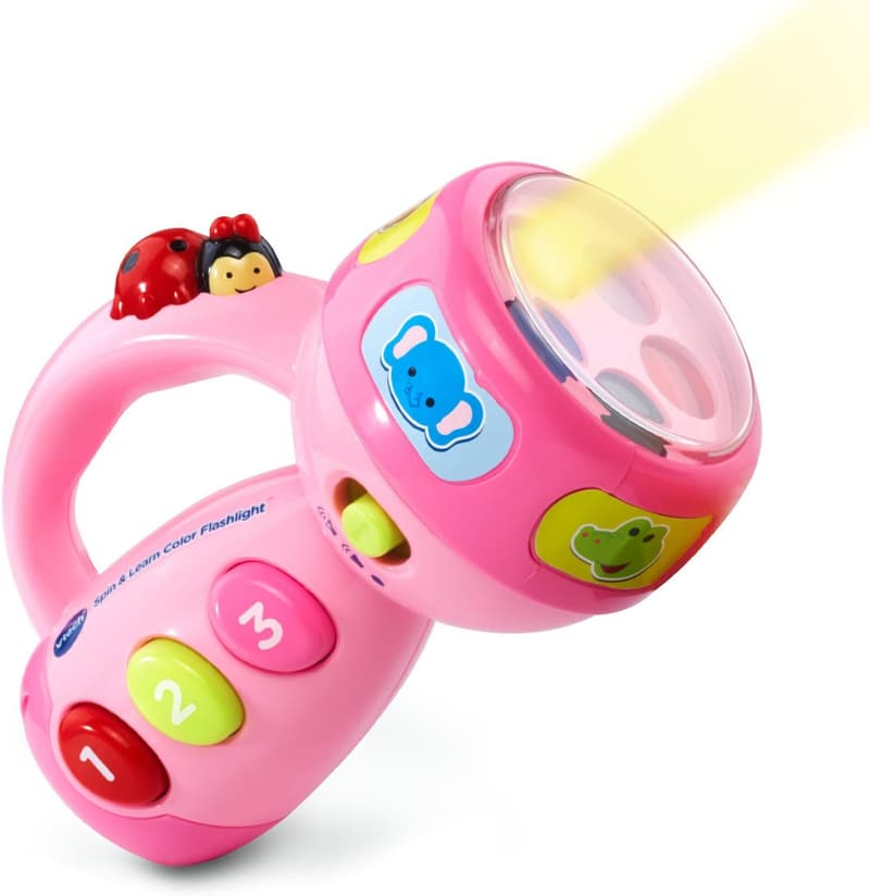 VTech Spin and Learn Pink Color Flashlight