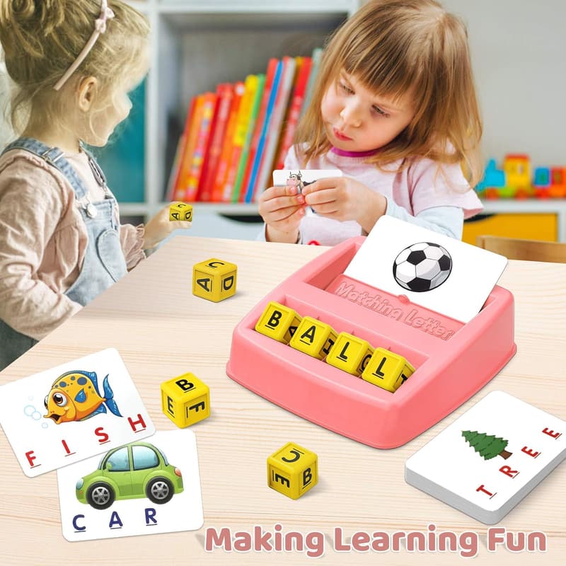 Educational Matching Letter Games for Toddlers (Ages 2-5)