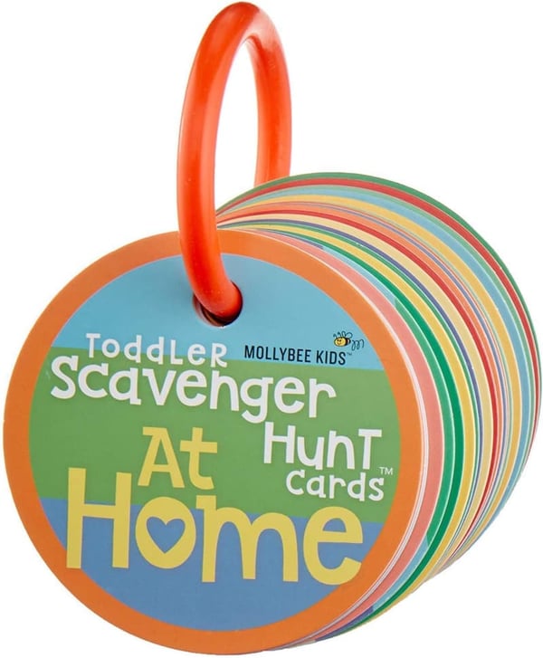 Indoor Scavenger Hunt Cards for Toddlers, Ages 2-3
