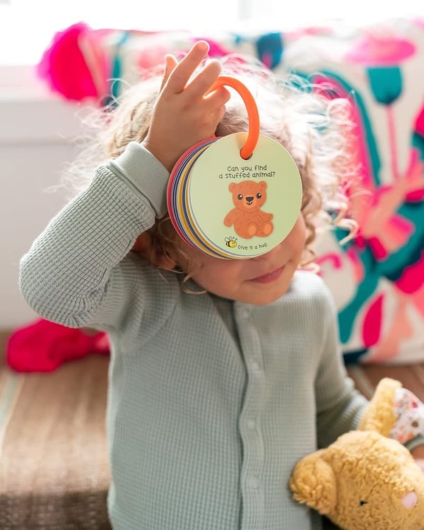 Indoor Scavenger Hunt Cards for Toddlers, Ages 2-3