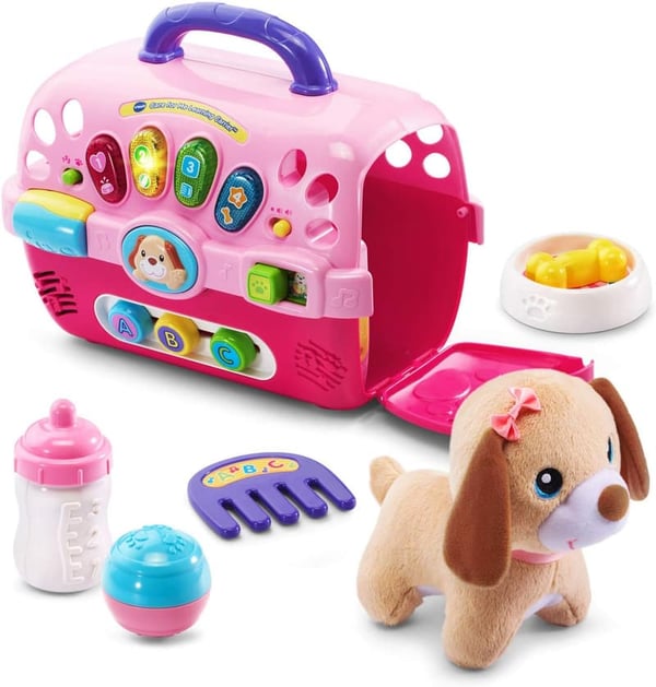 Pink VTech Care for Me Learning Carrier