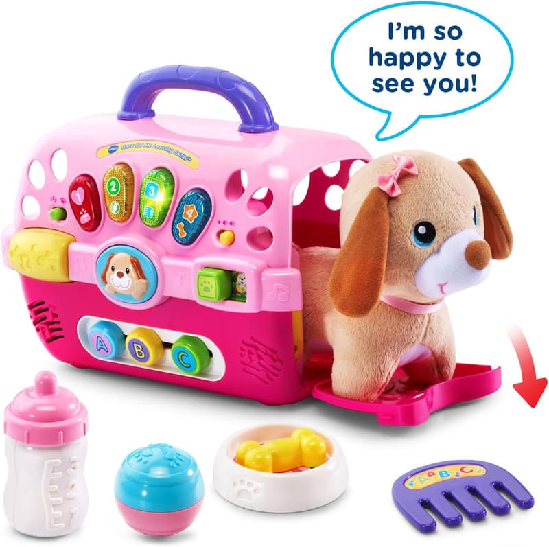 Pink VTech Care for Me Learning Carrier