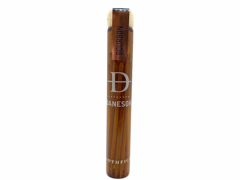 Scotch-Infused Bourbon Wooden Toothpicks for Men