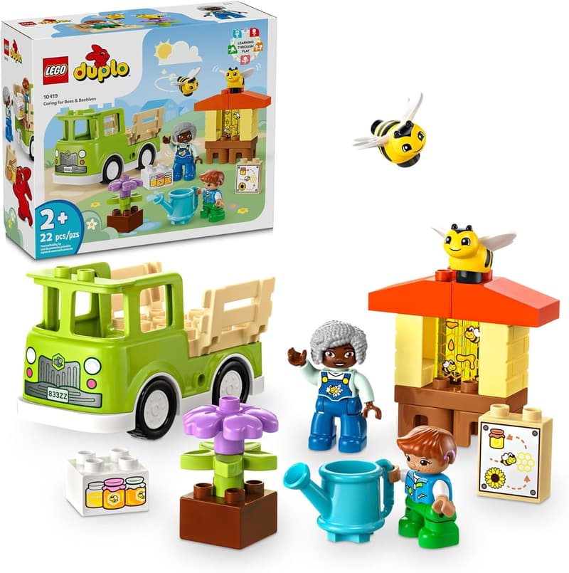 LEGO DUPLO Town Bees Learning Set for Toddlers, Ages 2+