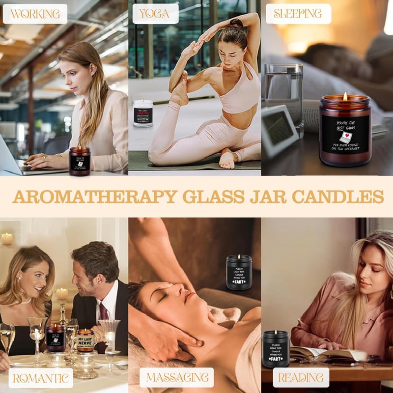 Funny Scented Candle - Unique Gag Gift for Christmas