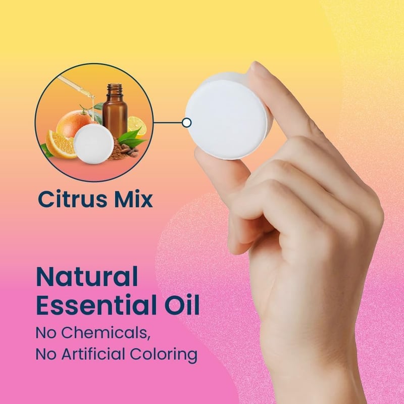 Citrus Aromatherapy Shower Steamers 6-Pack for Dad