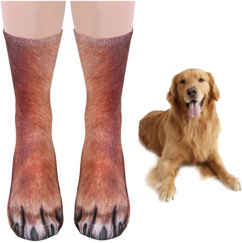 Funny 3D Animal Paw Socks for Dad - Father's Day Gift
