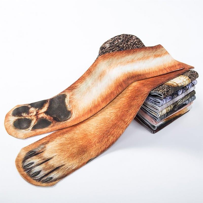 Funny 3D Animal Paw Socks for Dad - Father's Day Gift