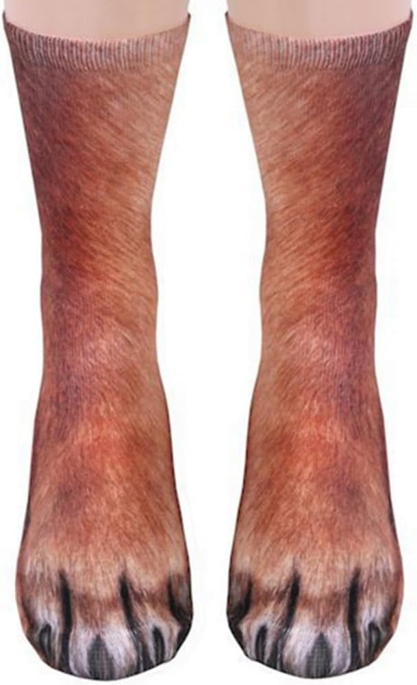 Funny 3D Animal Paw Socks for Dad - Father's Day Gift