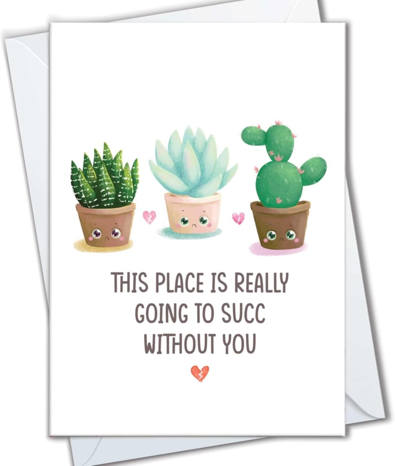 Farewell Card for Coworker - We'll Miss You, Good Luck