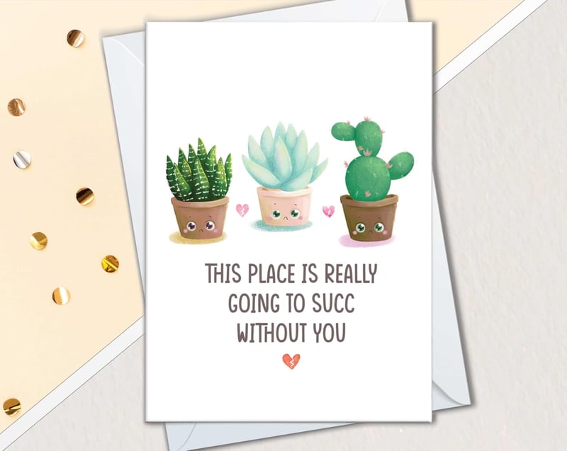 Farewell Card for Coworker - We'll Miss You, Good Luck