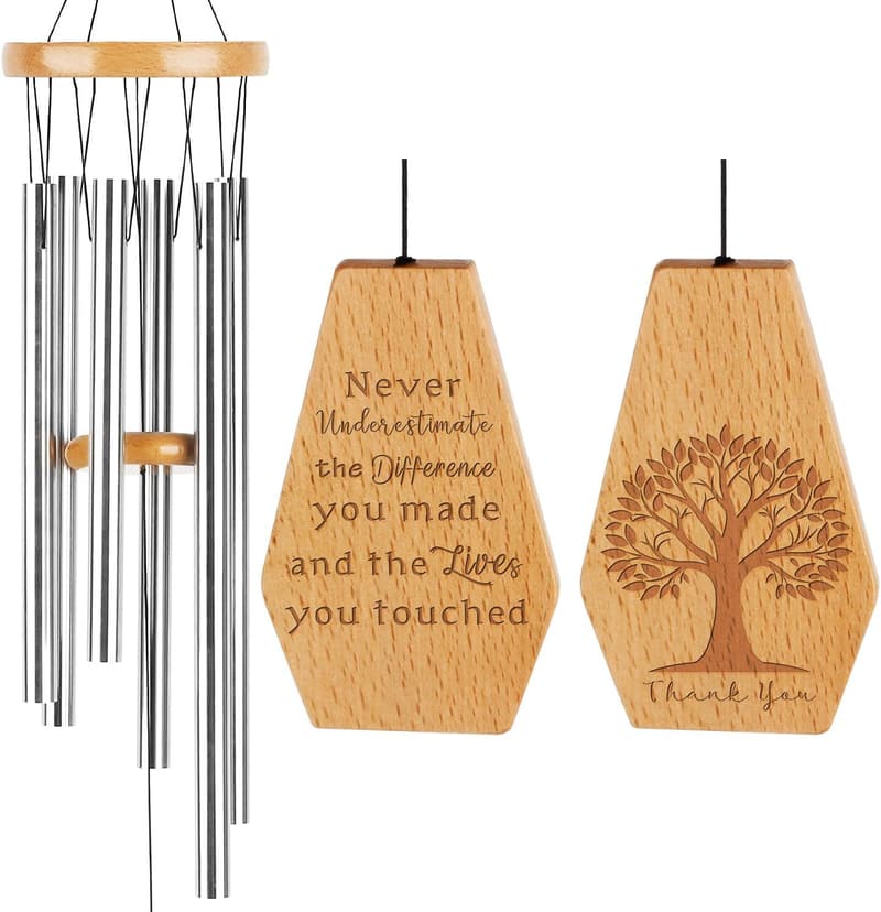 Thank You Wind Chimes - Appreciation Gift for Teachers & Colleagues