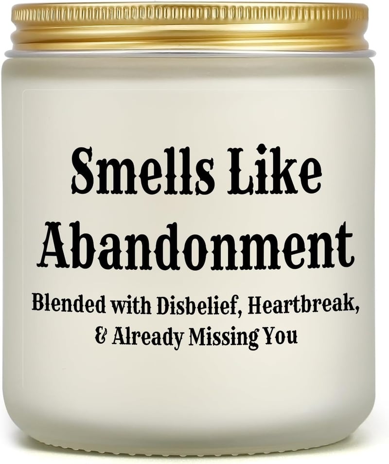 Farewell Gift Candle for Coworker - Funny Lavender Scented