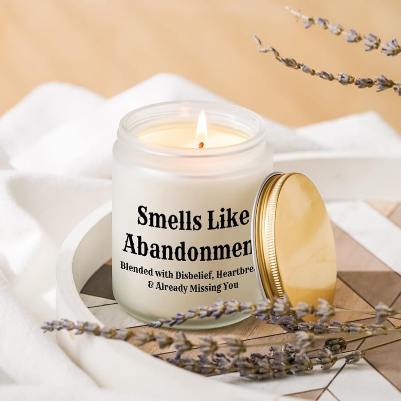 Farewell Gift Candle for Coworker - Funny Lavender Scented