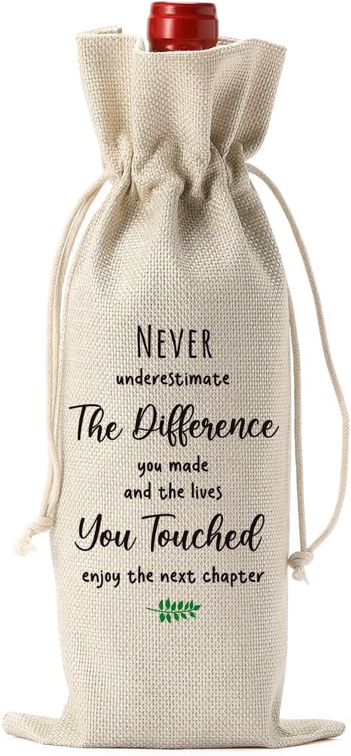 Farewell Wine Bag Gift for Friends & Colleagues