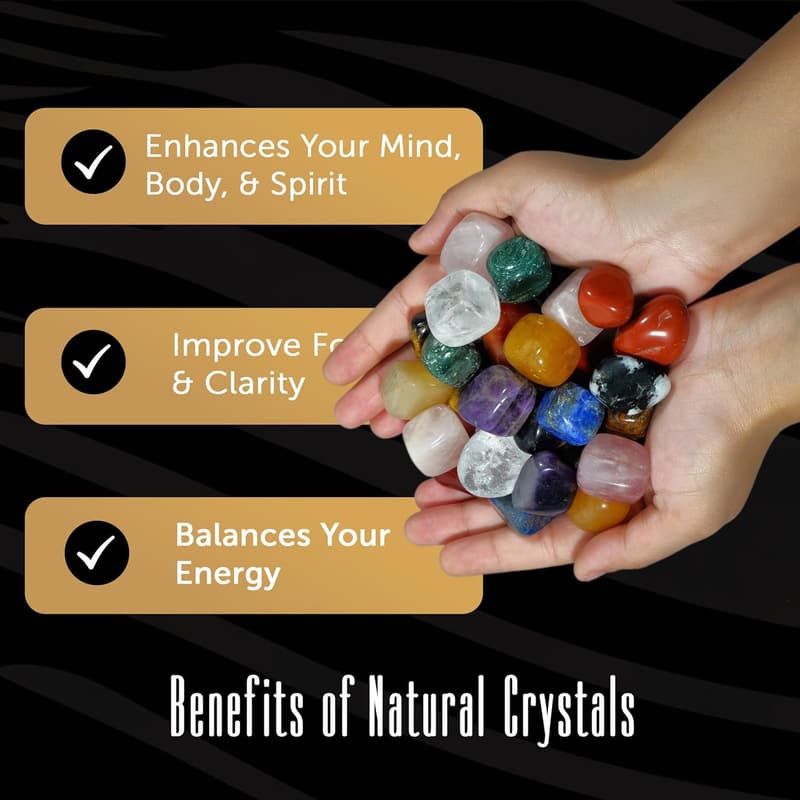 7 Chakra Tree of Life with Crystals - Spiritual Gift for Women