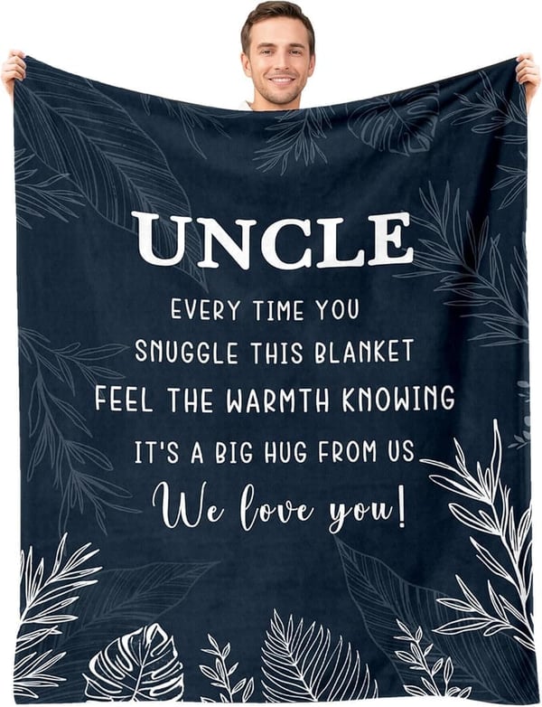 Best Uncle Blanket - Perfect for Father's Day & Birthdays