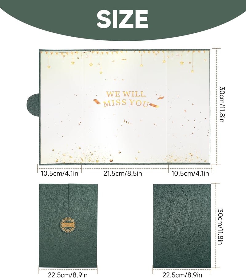 Farewell Guest Book Cards for Going Away Parties