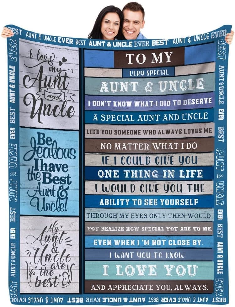 Father's Day Soft Throw Blanket for Aunts and Uncles - 50