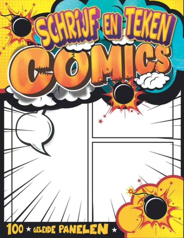 Children's Drawing Templates for Comic Creation - Gift for 7-Year-Olds