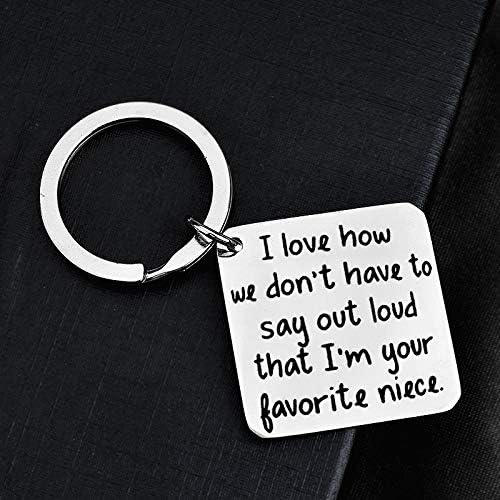 Birthday Gifts Keychain for Aunt & Uncle from Niece