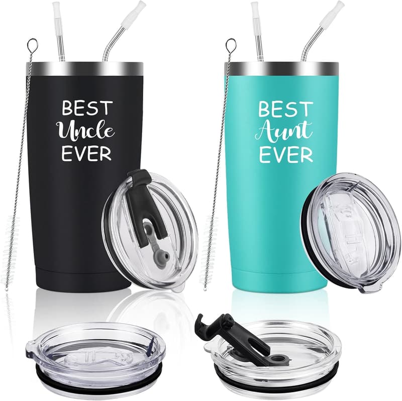 Aunt and Uncle Gift Set - 20 oz Insulated Tumblers (2 Pack)