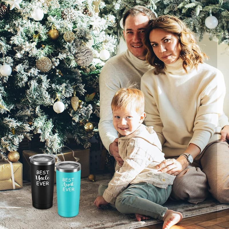 Aunt and Uncle Gift Set - 20 oz Insulated Tumblers (2 Pack)