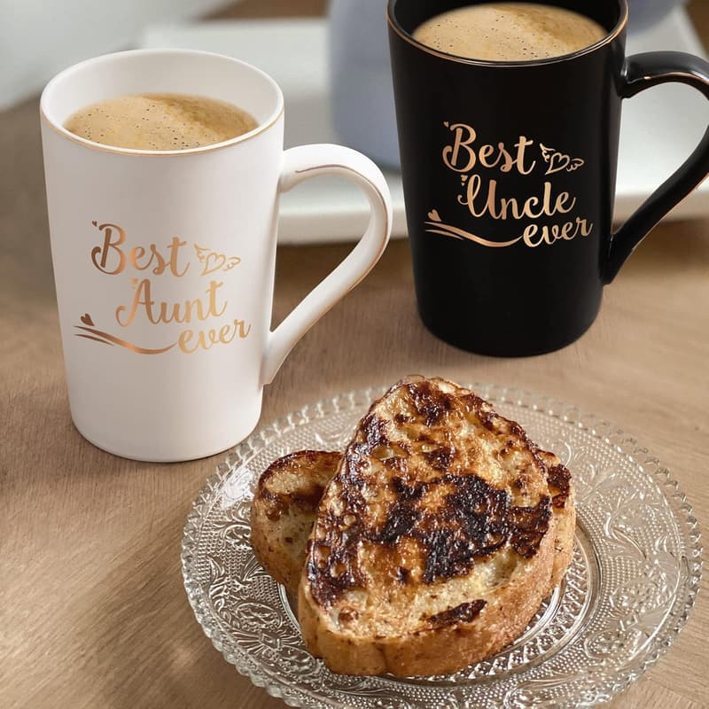 Aunt and Uncle Mug - Best Ever Gift for Any Occasion, 14 oz