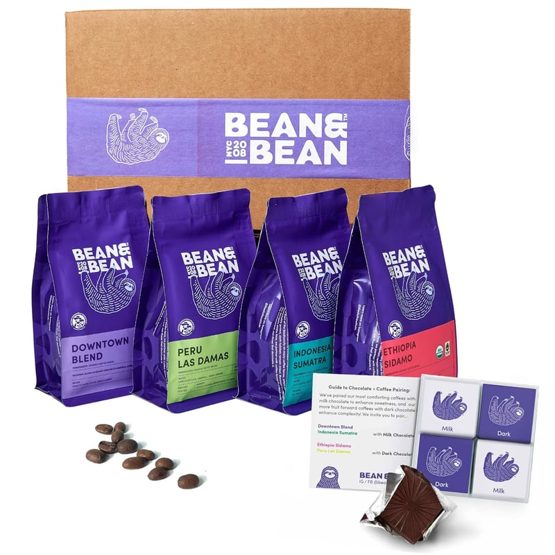 Coffee & Chocolate Gift Set – Organic Fair Trade Samplers