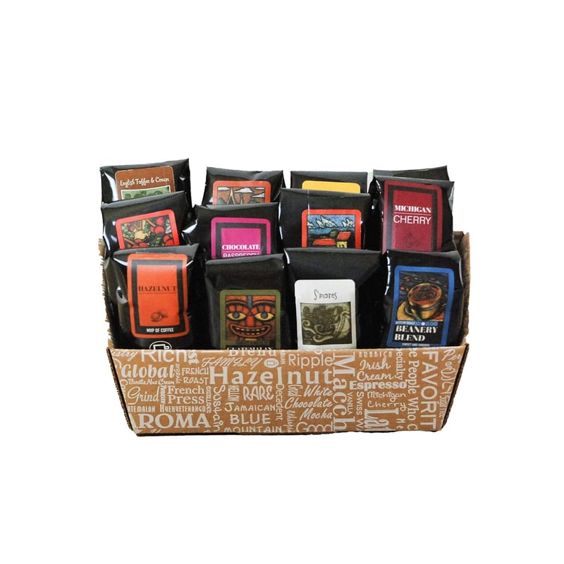 Specialty Arabica Coffee Gift Box | 12 Medium Roast Samples