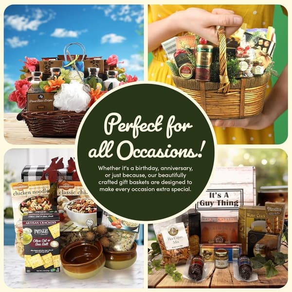 Morning Brew Coffee Lover's Gift Basket with Assorted Coffees & Mug