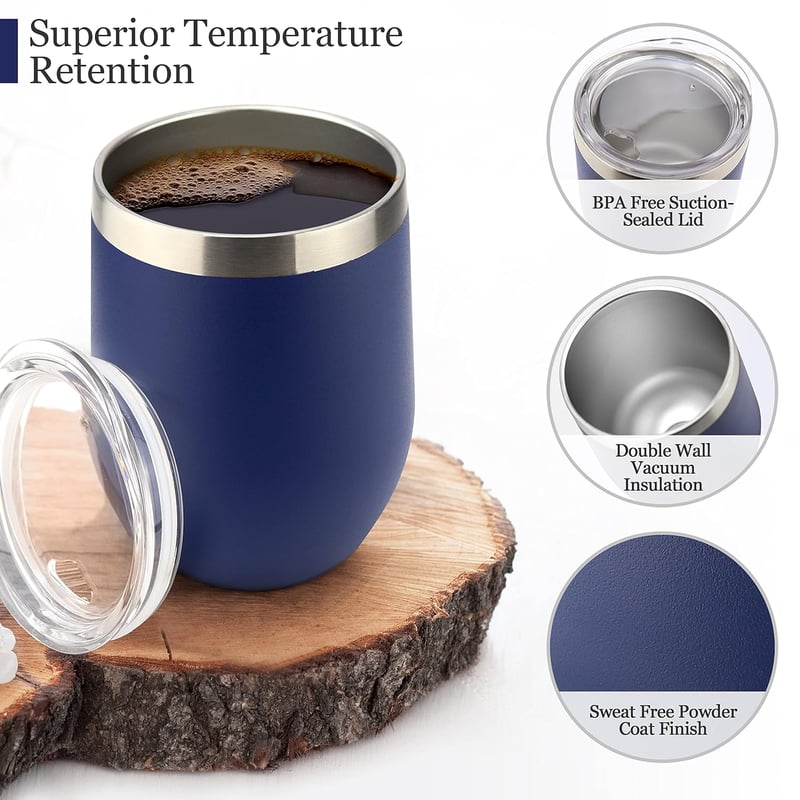 Coffee Lover's Gift Basket with Insulated Cup & 5 Coffee Samplers