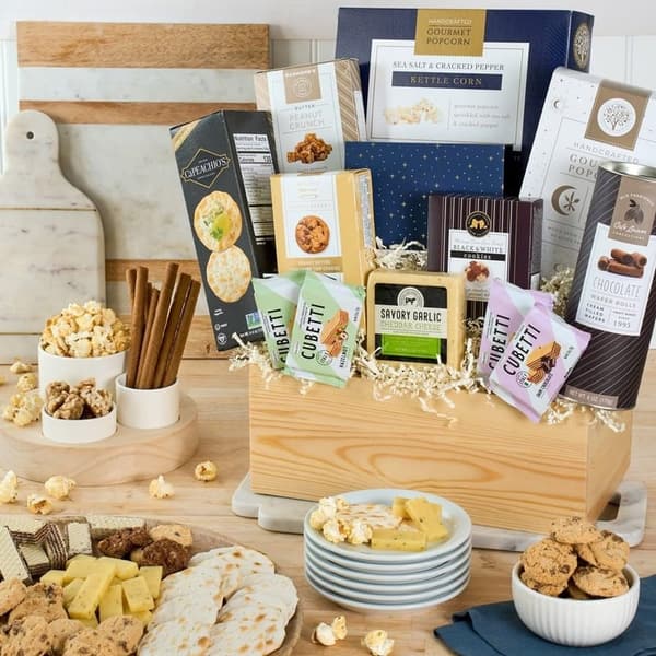 Gourmet Snack and Chocolate Gift Basket