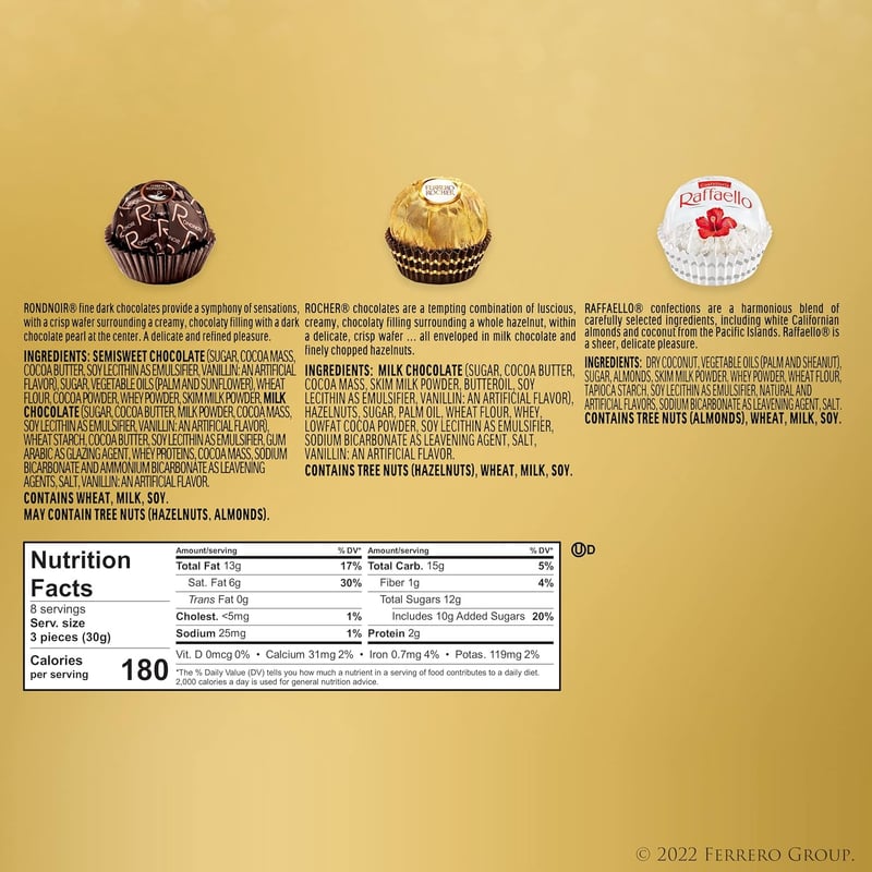 Premium Gourmet Assorted Chocolate Collection, 24 Count