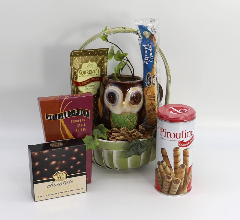 Caffe Gift Basket for Coffee Lovers