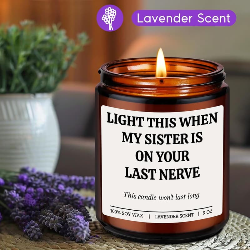 Birthday Candle Gift for Brother-in-Law - Funny SIL Present
