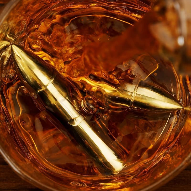 Father's Day Stainless Steel Whiskey Glass Set for Men