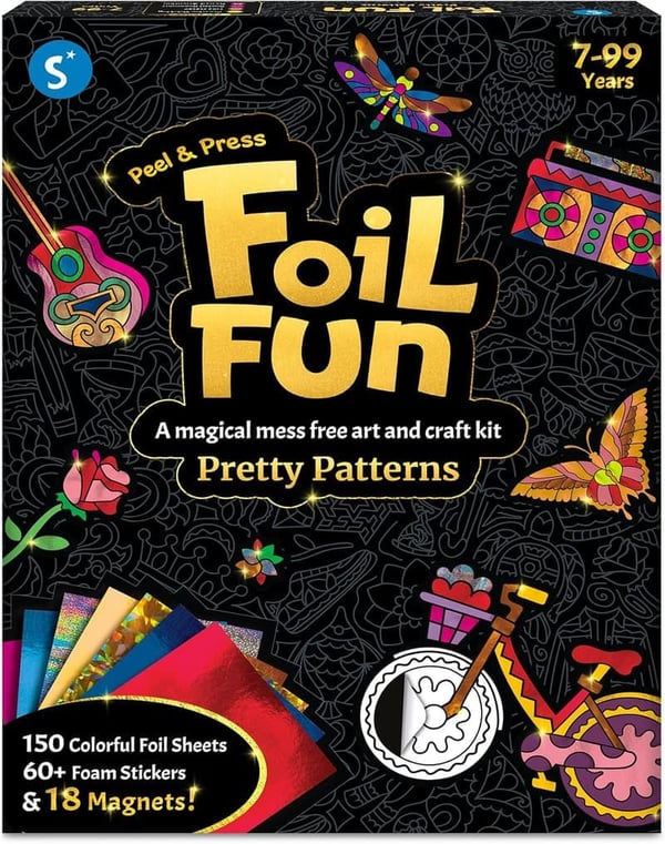 Mess-Free DIY Magnet Art Kit - 60+ Stickers for All Ages