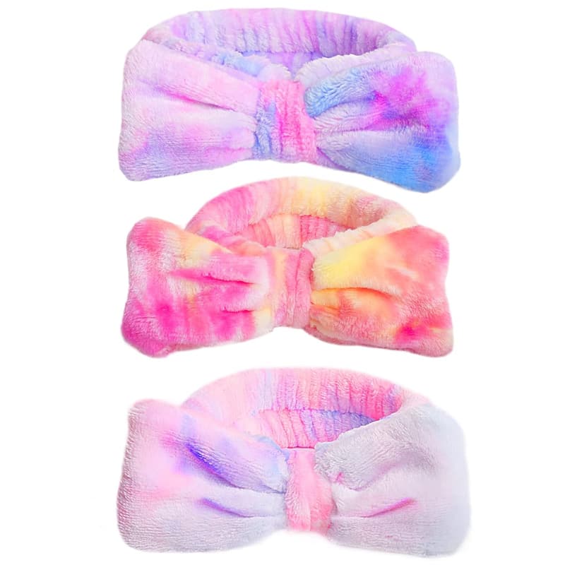 Fuzzy Spa Headband for Women & Teens – Makeup & Skincare Use