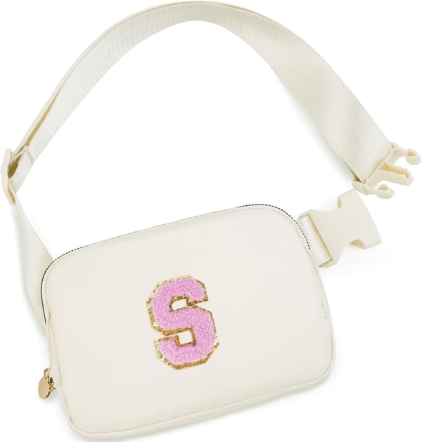 Birthday Gifts for Teen Girls - Cute Crossbody Waist Pack | Cream