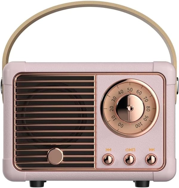 Portable Bluetooth Speaker with Crystal Clear Sound - Pink