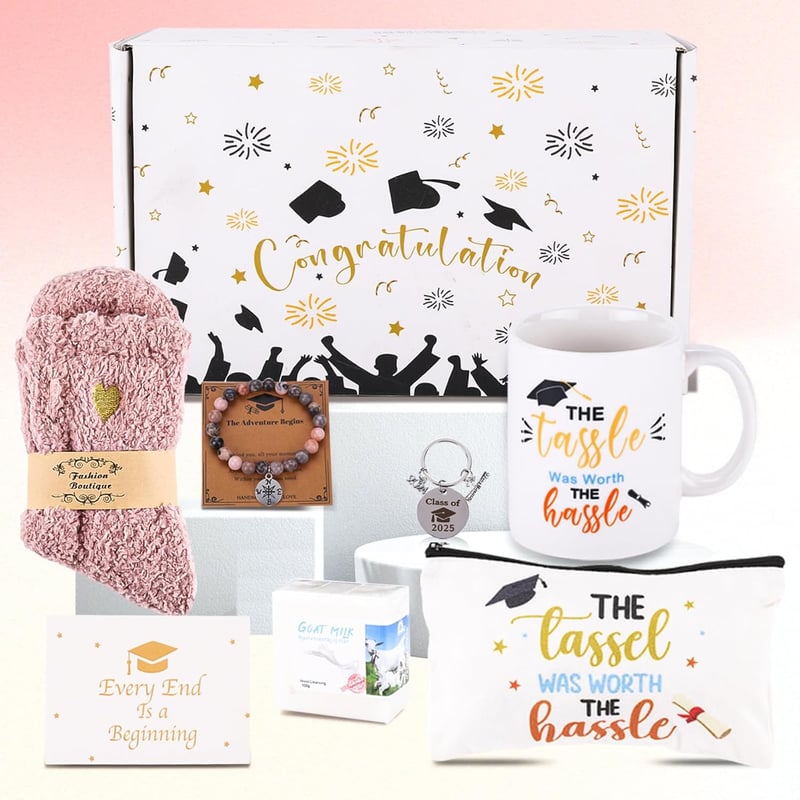 2025 Graduation Gift Box for Her - Cool Grad Essentials