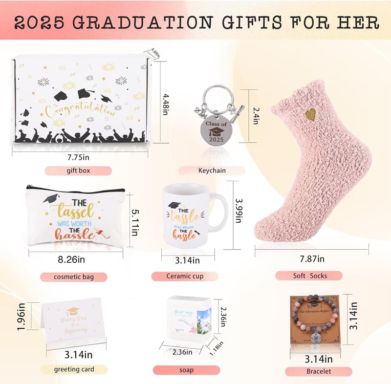 2025 Graduation Gift Box for Her - Cool Grad Essentials