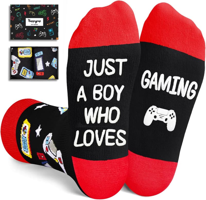 Gaming Socks for Teens and Men - Sports Gift Set